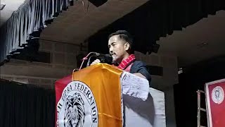 EM Suhel Debbarma addressed One Day Youth Convention of YTF held at Dasarath Bhawan