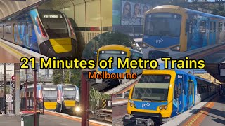 21 Minutes of Metro Trains - Melbourne