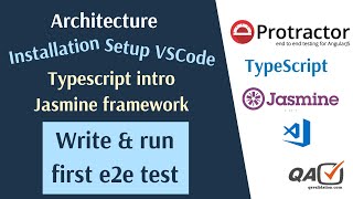 Protractor e2e testing Intro | Step by step setup to run tests using typescript