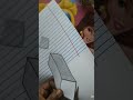 how to draw 3d floating cube easily