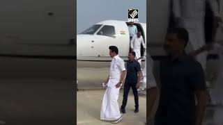 Tamil Nadu CM MK Stalin arrives at Tiruchirappalli ahead of Trichy airport inauguration