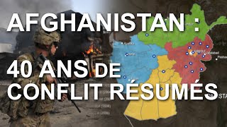 AFGHANISTAN : 40 ANS DE CONFLIT RÉSUMÉS SUR CARTE