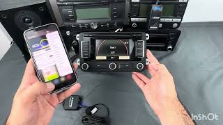 Redare muzică și apeluri telefonice bluetooth Volkswagen, Audi, Skoda, Seat RNS 310/315