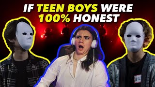 Brett Reacts "If Teen Boys Were 100% Honest"