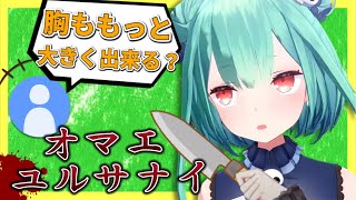 音量確認中にリスナーからぺったんいじりをされ包丁を突きつける潤羽るしあ【ホロライブ切り抜き】