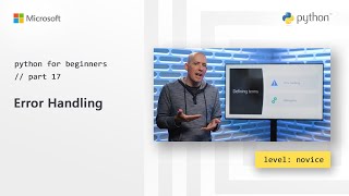 Error Handling | Python for Beginners [17 of 44]