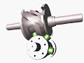 cds 3d simulation of an ig globoidal right angle cam