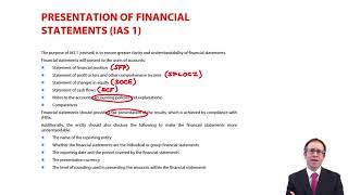 Presentation of financial statements - introduction - ACCA Financial Reporting (FR)