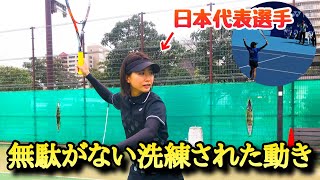 尾上選手のショート乱打にはソフトテニスで重要なフットワークのポイントがぜんぶ詰まってた【ソフトテニス】