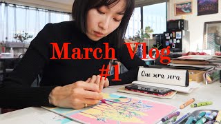 Vlog | Day by day drawing | 매일 조금씩 드로잉하는 브이로그