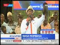 raila odinga akamilisha kampeini za nasa pwani