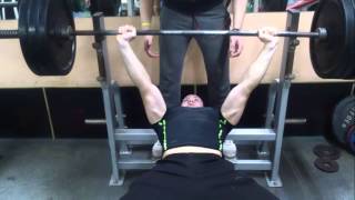 Natural athlete 110kg(242lbs) bench press