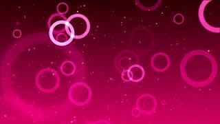 PINK FLOATING CIRCLES LOOP | FREE BACKGROUND MOTION GRAPHICS | FULL HD | Relaxing Video