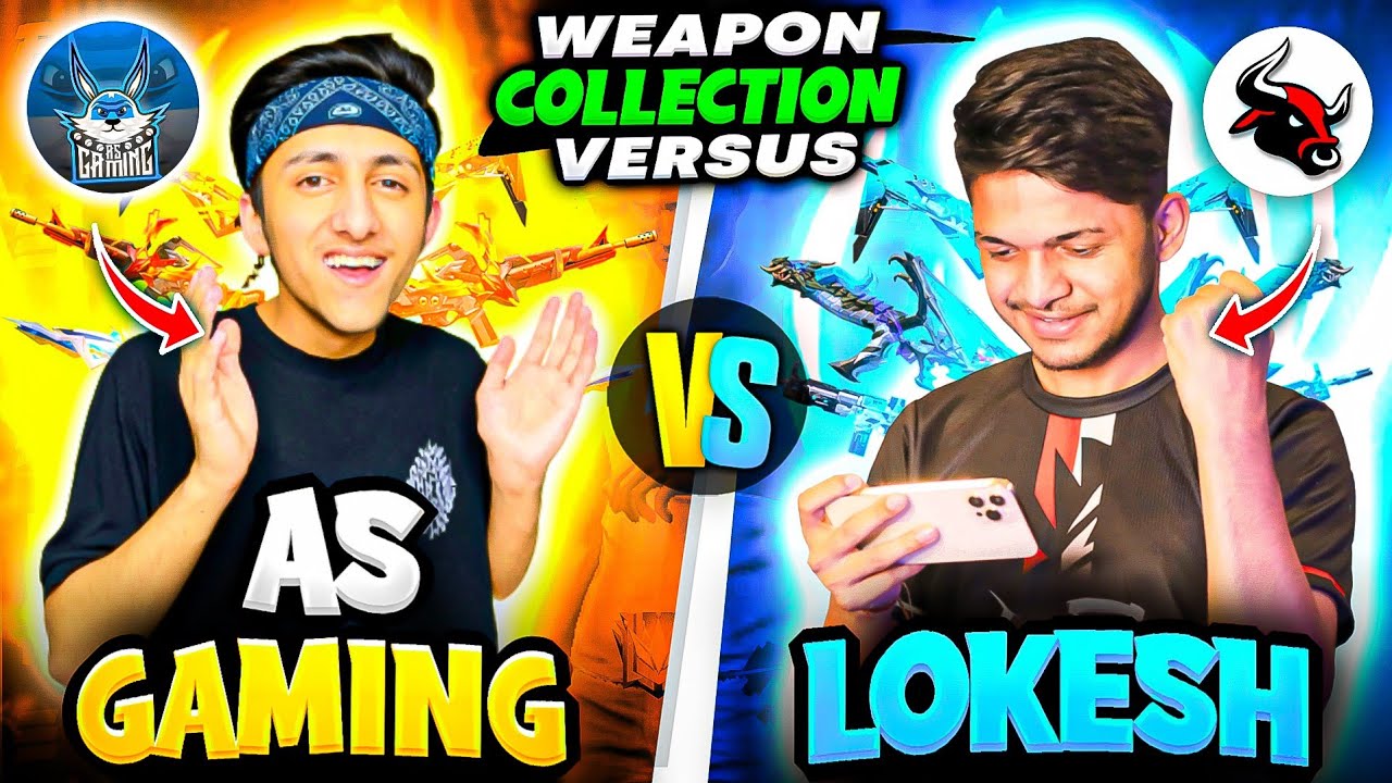 Lokesh Gamer Vs As Gaming Best Gun Collection Battle Guess Who Will Win ...