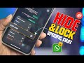 How to Hide and Lock Specific Chats on WhatsApp on iPhone | Private Chat Feature