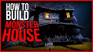 How to Build Monster House for Halloween.  Heaps of Wargaming Terrain Tips for your Next Build.