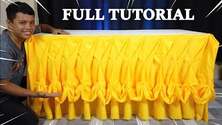 EASY DESIGN TABLE SKIRTING FULL TUTORIAL