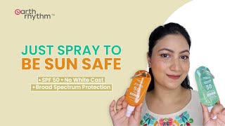 Effortless SPF 50 Protection ☀️ | Spray-On Sunscreen 🌟 | No White Cast | Quick and Easy Application