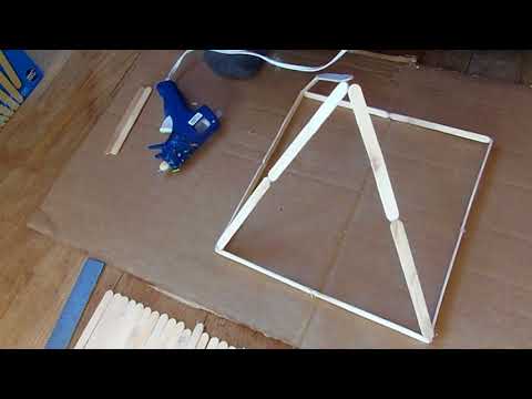 Popsicle Stick Pyramid Popsicle Stick Pyramid