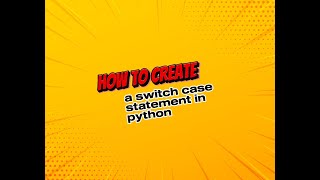 Switch case in python --- #shorts #codingtutorial #coding