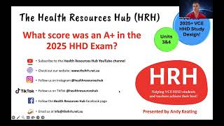 What score was an A+ in the 2025 HHD Exam and what does this mean for 2026?