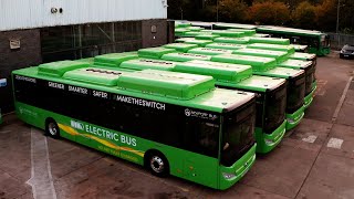 How are electric buses revolutionising public transport in Wales?