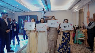 Bride's SURPRISE ENTRY with a PROPOSAL for Groom during Engagement