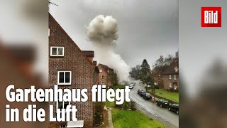 Gewaltige Explosion: 19-Jähriger verletzt sich schwer beim Böller-Bau | Eckernförde