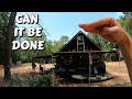 HOW CAN THIS HAPPEN! off grid | cabin build | tractor homesteading | log cabin | abandon cabin build