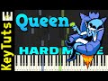 Queen [Deltarune: Chapter 2] by Toby Fox - Hard Mode [Piano Tutorial] (Synthesia)