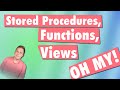 SQL Stored Procedures, Functions, and Views