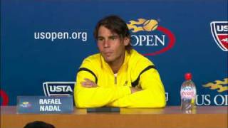2009 US Open Press Conferences: Rafael Nadal (First Round)