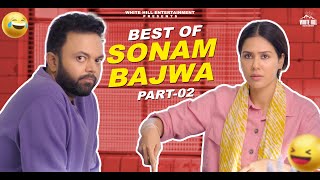 Best of Sonam Bajwa Part 02 | Best Punjabi Scene | Punjabi Comedy Clip | Non Stop Comedy | Jind Mahi