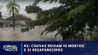 Chuvas no Sul: Governo decreta estado de calamidade pública | Jornal da Noite