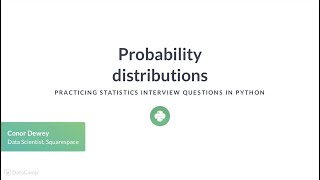 Python Tutorial: Probability distributions