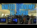 Review of United economy class flight to Japan Los Angeles (LAX) to Narita