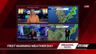 Tornado warnings as severe storms move across Treasure Coast and Palm Beach County Sunday