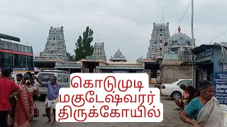 kodumudi magudeshwar temple / kodumudi road vlog