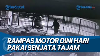 MAKIN BERINGAS, Begal Rampas Motor Pakai Sajam di Embong Kaliasin Surabaya