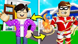 Switched At Birth With A Superhero! A Roblox Movie (Brookhaven RP)