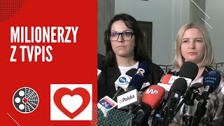 Milionerzy z TVPiS - konferencja Koalicji Obywatelskiej