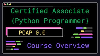 PCAP 0.0 - Course Introduction - Certified Associate Python Programmer