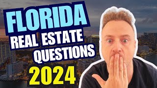 2024 Florida Real Estate Exam Questions