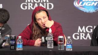 Miesha Tate Talks About Loss to Ronda Rousey (UFC 168 Post Press Conference)