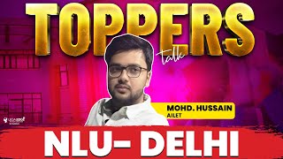 AILET PG 2024 Topper - Mohd. Hussain Interview | Got NLU Delhi