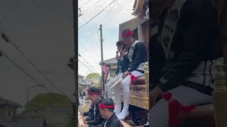 令和六年　建水分神社御祭礼　水分青年団　本宮〜曳き出し〜