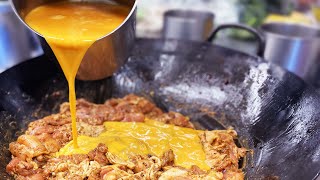 フライドチキンライス　fried chicken with rice