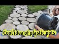 A cool idea from plastic pots