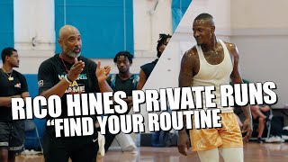 Rico Hines Private Runs featuring Terry Rozier, Pascal Siakam, Jabari Smith, Dav