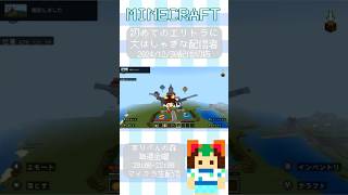 【#minecraft 】初めてのエリトラで拠点周りをはしゃぎながら飛ぶ配信者　#shortvideo #shorts #マインクラフト